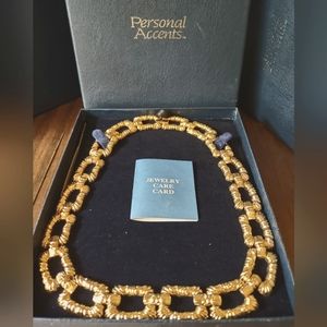 Personal Touch Vintage Goldtone 18" Necklace